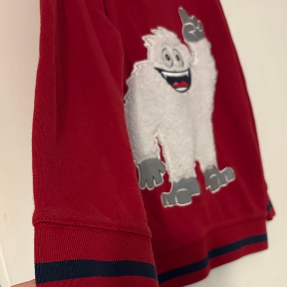 Red Monster Graphic Kids Sweatshirt - Picture 4 of 7